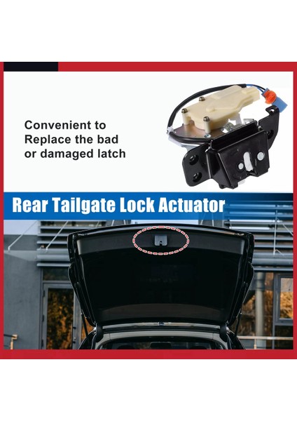 Honda Fit Sport 1.5l L4 5 Doors 2007-2008 Otomobil Arka Bagaj Bagaj Kilit Mandal Aktüatörü 74896SAA003 74801SAAE21 (Yurt Dışından) modelleri