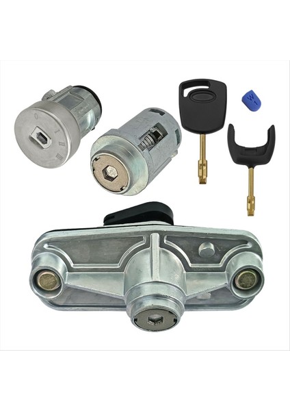 Araba Kilidi Seti Kontak Anahtar Kapı Kilidi Bagaj Kilidi LK1S71F22050AA Ford Mondeo 2001-2007 Için (Yurt Dışından)