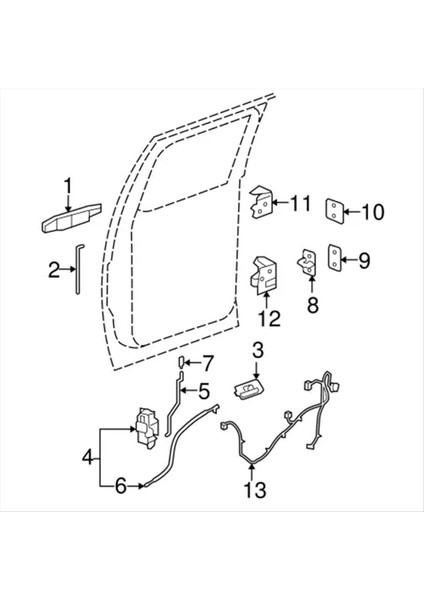 Araba Kapısı Kilit Aktüatör Chevrolet Için Silverado 1500 Mürettebat Kabin Pikap 2007-2013 20783866,25876398,937-574 (Yurt Dışından) indirimleri