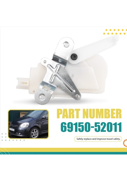 69150-52011 Toyota Yaris Için Arka Bagaj Kapı Kilit Mandalı Aktüatör Motor XP10 XP20 Mk1 1999-2005 2000 2001 2002 2003 Lhd (Yurt Dışından) indirimleri
