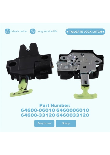 64600-06010 Toyota Camry Için Araç Arak Gideri Bagat Kilit Kablosu 2007-2011 64600-33120 (Yurt Dışından) indirimleri