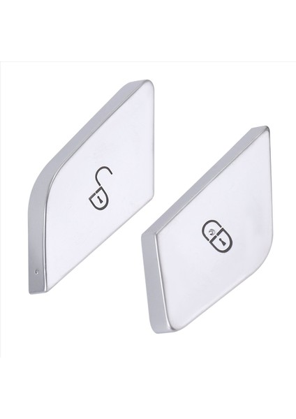 Araba Ön Kapı Kilit Anahtarı Düğmesi Araç Kilit Anahtarı Kapak 2059055251 Mercedes-Benz W205 W205 W447 W213 Lhd Gümüş (Yurt Dışından) indirimleri