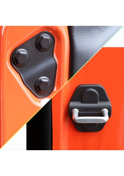 Kapı Vidası Koruyucu Kapak Jeep Wrangler Için Kapı Kilit Kapağı Jl 2018-2024 Gladiator Jt 2020-2024 Aksesuarlar (Yurt Dışından) fırsatları