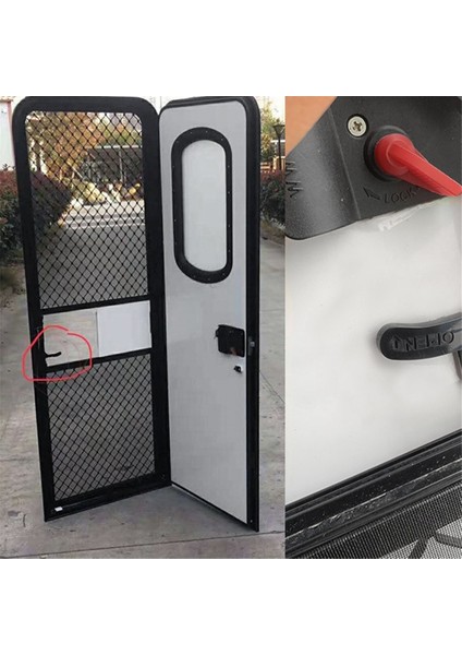 Araba Rv Ekran Kapı Mandalı Sağ El Tasarı Kiti Sağ Kapı Ekranı Pencere Kapı Mandallı Rv Fragman Için (Yurt Dışından) indirimleri