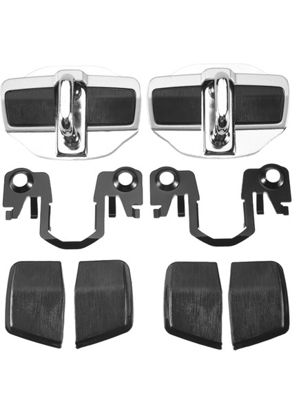 2set Trd Kapı Kilidi Tokası Yükseltilmiş Stabilizatör Kapak Mandalları Durdurucu For-Toyota Serisi Anormal Alanı Ortadan Kaldır (Yurt Dışından)