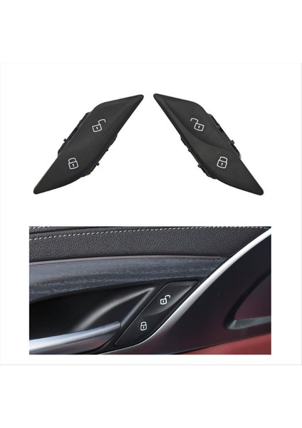 Araba Sol Kapı Kilit Anahtarı Düğmesi Montajı 61319860545 Bmw 5 6 Serisi G30 G38 G32 M5 F90 (Yurt Dışından) modelleri