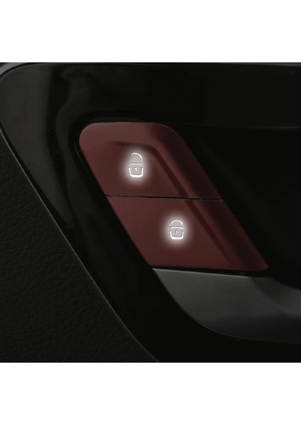 Araba Iç Bir Anahtar Başlangıç ​​far El Freni Kapı Düğmesi Etiketi Mercedes-Benz C E Glc W206 W214 X254 Mavi (Yurt Dışından) fırsatları