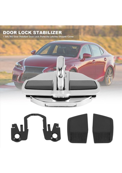 1 Set Trd Kapı Stabilizatör Kapısı Kilit Koruyucu Kilitler Lexus Için Tıpa Kapağı All Series Es GX460 Lc Lx Nx Rx Ux (Yurt Dışından) modelleri