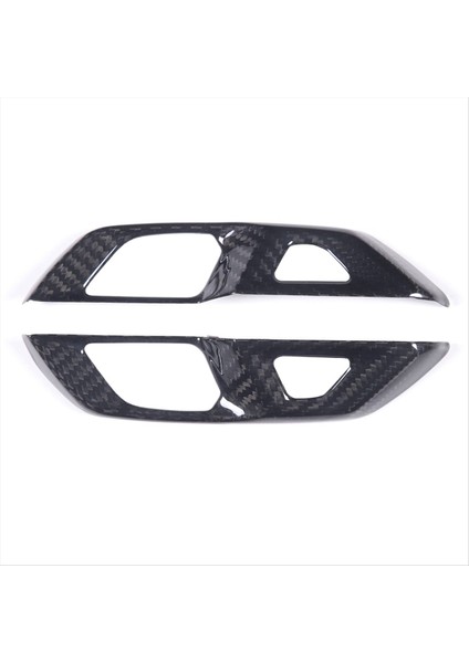 Chevrolet Için Corvette C8 2020-2023 Araba Iç Kapı Kilit Anahtarı Düğmesi Kapak Döşeme Aksesuarları Abs Karbon Fiber (Yurt Dışından)