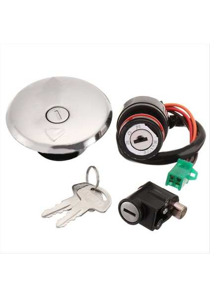 Motosiklet Ateşleme Anahtarı Yakıt Gaz Kapağı Koltuk Kilit Kilit Anahtar Kiti Suzuki GN125 Gn 125 1982-2001 (Yurt Dışından) modelleri