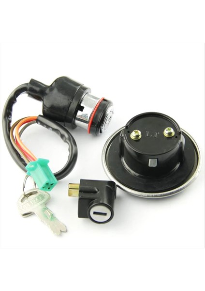 Motosiklet Ateşleme Anahtarı Yakıt Gaz Kapağı Koltuk Kilit Kilit Anahtar Kiti Suzuki GN125 Gn 125 1982-2001 (Yurt Dışından) indirimleri