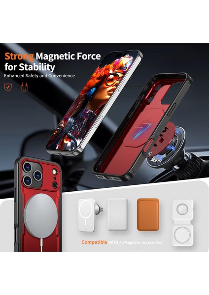 iPhone 17 Pro Için Pc Hibrit Tpu Telefon Kılıfı (Yurt Dışından) fiyatları