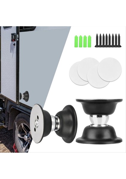 1 Çift Rv Manyetik Kapı Yakalama Ağır Hizmet Tipi Bagaj Kapısı Yakalama Tutucu Motosiklet Seyahat Römork Siyah (Yurt Dışından) modelleri