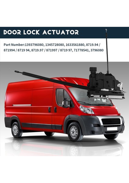 Peugeot Boxer Iı Için Arka Sağ Kapı Kilit Motor Aktüatörü Iı Citroen Jumper 1393796080 1345728080 (Yurt Dışından) fırsatları