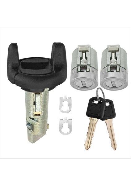 Ateşleme Kilit Anahtarı Kapı Kilit Silindir Anahtar Kiti 702671 702674 597749 Gmc Chevrolet C/k Pikap Banliyö Tahoe Yukon (Yurt Dışından)