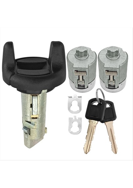 Ateşleme Kilit Anahtarı Kapı Kilit Silindir Anahtar Kiti 702671 702674 597749 Gmc Chevrolet C/k Pikap Banliyö Tahoe Yukon (Yurt Dışından) modelleri