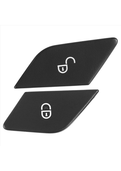 Araba Ön Kapı Kilit Anahtarı Düğmesi Araç Kilit Anahtarı Kapak 2059055251 Mercedes-Benz W205 W247 W213 Lhd Siyah (Yurt Dışından)