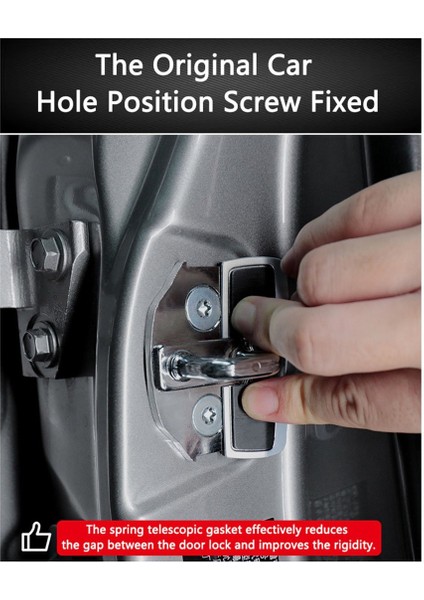 2set Araba Trd Kapı Stabilizatör Mandal Koruyucusu Land Cruiser LC200 LC300 Camry Corolla Yaris Kapı Kilit Toka Kapakları (Yurt Dışından) fiyatları