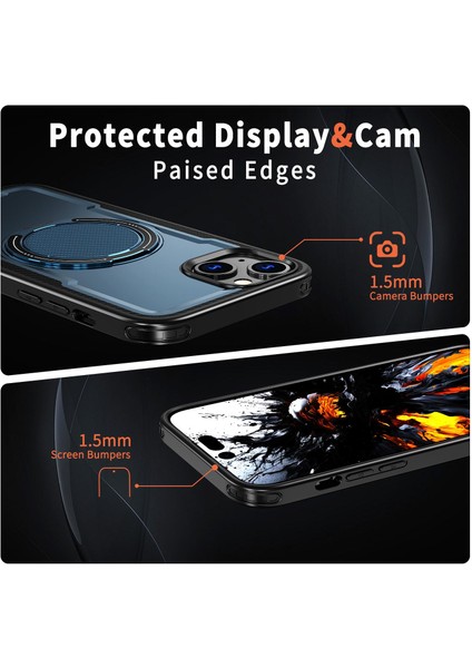 iPhone 15 Için Pc Hibrit Tpu Telefon Kılıfı (Yurt Dışından) fırsatları