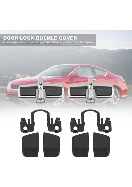 2 Set Kapı Stabilizatör Kapı Kilidi Koruyucusu Mandal Honda Accord Civic Crv Hrv Için Tıpa Kapakları (Yurt Dışından) indirimleri