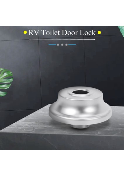 Rv Tuvalet Kapısı Kilidi Banyo Kapı Kilidi Karavan Tekne Kilit Kilidi Rv Aksesuarları (Yurt Dışından) fiyatları