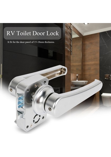 Rv Tuvalet Kapısı Kilidi Banyo Kapı Kilidi Karavan Tekne Kilit Kilidi Rv Aksesuarları (Yurt Dışından) modelleri