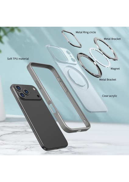 iPhone 17 Pro Max Için Magsafe Yüzük Tutucu Telefon Kılıfı (Yurt Dışından) fırsatları