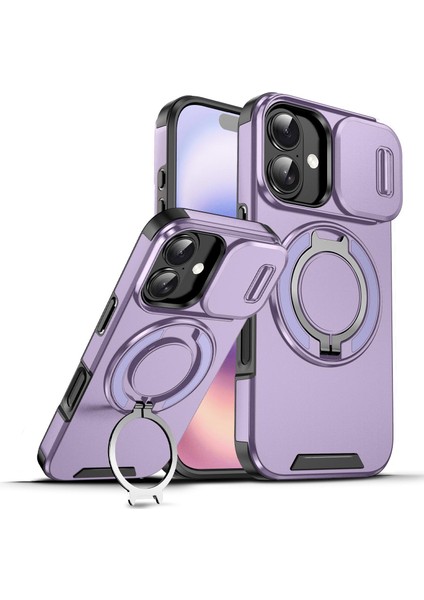 iPhone 17 Için Camshid Yüzük Tutucu Telefon Kılıfı (Yurt Dışından)