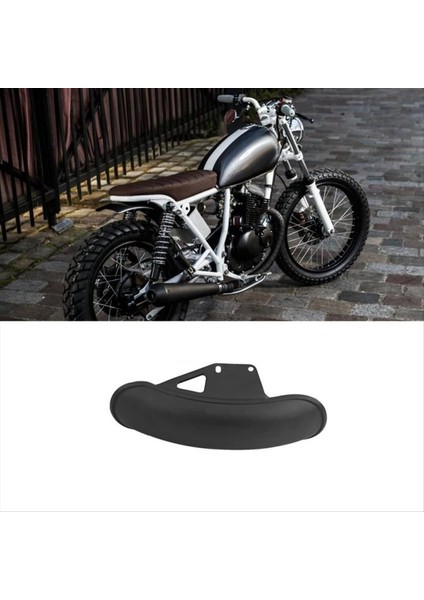 Suzuki GN125 GN250 (Siyah) Için Motosiklet Ön Çamur Çamur Flap Guard Fairing Mudguard Kapak (Yurt Dışından) fırsatları