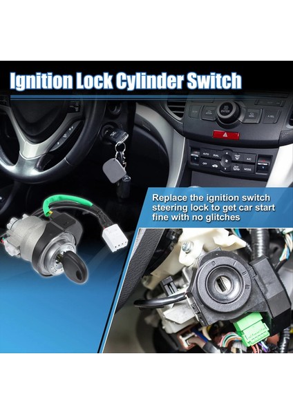 Hyundai Sonata Için 1 Ateşleme Kilit Silindir Parçası 05-07 NO.819203KA10 819053K060 (Yurt Dışından) modelleri