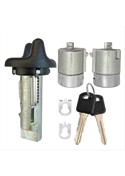 Ateşleme Kilit Anahtarı Kapı Kilit Silindir Anahtar Kiti 702671 702674 597749 Gmc Chevrolet C/k Pikap Banliyö Tahoe Yukon (Yurt Dışından) fırsatları