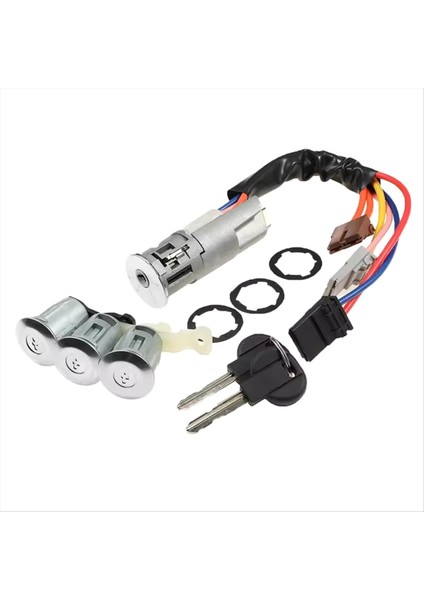 Citroen Berlingo Xsara Picasso Peugeot Ortağı Için Yeni Sol Sağ Kapı Kilit Silindir Kontak Anahtarı 9170G3 252522 (Yurt Dışından)