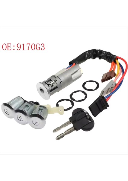 Citroen Berlingo Xsara Picasso Peugeot Ortağı Için Yeni Sol Sağ Kapı Kilit Silindir Kontak Anahtarı 9170G3 252522 (Yurt Dışından) indirimleri