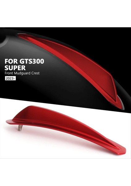 Motosiklet Ön Çamurluk Trim Dekoratif Çamurluk Crest Kapak Vespa GTS300 GTS300 Gts 300 Süper 2023 2024 (Gümüş) (Yurt Dışından) fiyatları