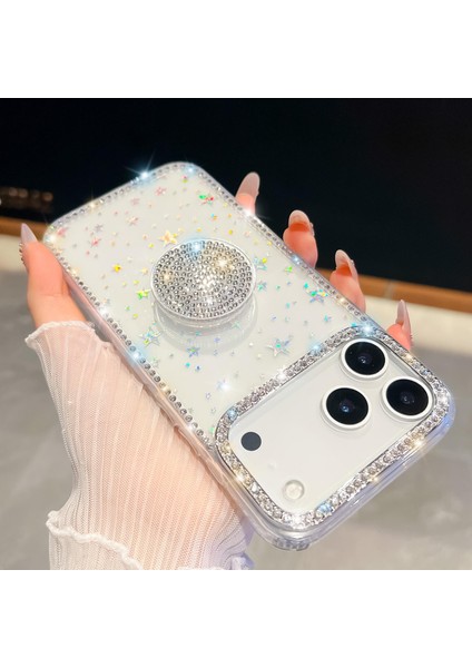 iPhone 17 Pro Için Yuvarlak Tutucu Telefon Kılıfı (Yurt Dışından)