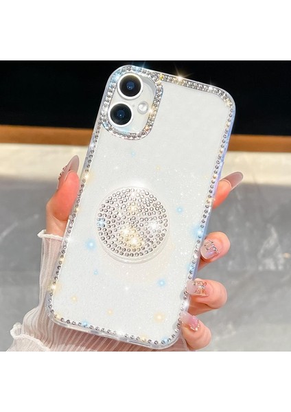 iPhone 16 Için Yuvarlak Tutucu Telefon Kılıfı (Yurt Dışından)