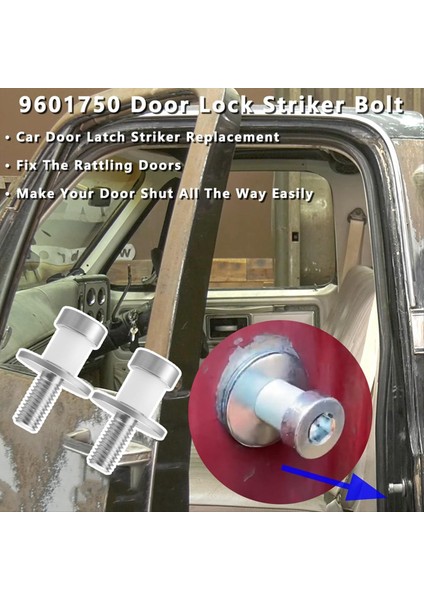 38420 Kapı Kilit Forvet Cıvatası 9601750 Chevrolet Gmc Pontiac Buick Cadillac Kamyon Kapı Mandal (Yurt Dışından) fırsatları