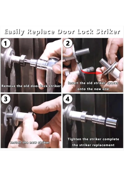 38420 Kapı Kilit Forvet Cıvatası 9601750 Chevrolet Gmc Pontiac Buick Cadillac Kamyon Kapı Mandal (Yurt Dışından) indirimleri