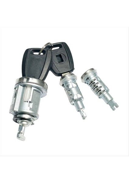 Araç Ateşleme Kilit Silindiri Araba Kapısı Arka Gövde Kilit Namlu Silindir Mandal Fiat Ducato Citroen Röle Için 2 Anahtar ile (Yurt Dışından)