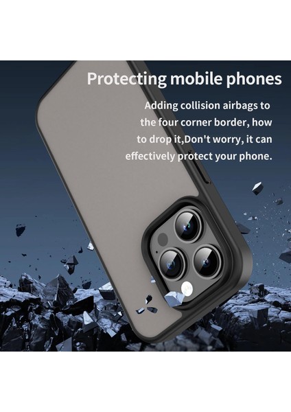 iPhone 14 Pro Için Fanying Şeffaf Buzlu Kılıf (Yurt Dışından) modelleri