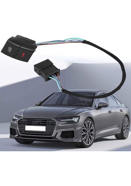 Ön Kapı Merkezi Kilit Anahtarı Düğmesi Sol Sürücü Tarafı -Audi A6 Allroad Quattro 2000-2005 A6 S6 C5 Rs6 4B1962107 (Yurt Dışından) indirimleri