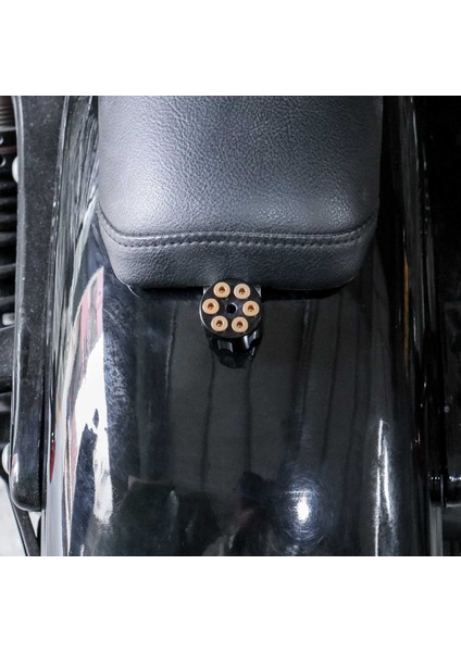 Motosiklet 1/4-20 Arka Çamurluk Koltuk Vidası Cıvatası M6 Düğme Kapağı Sportster Geniş Glide Street Bob Fatbob Softail Gümüş (Yurt Dışından) modelleri