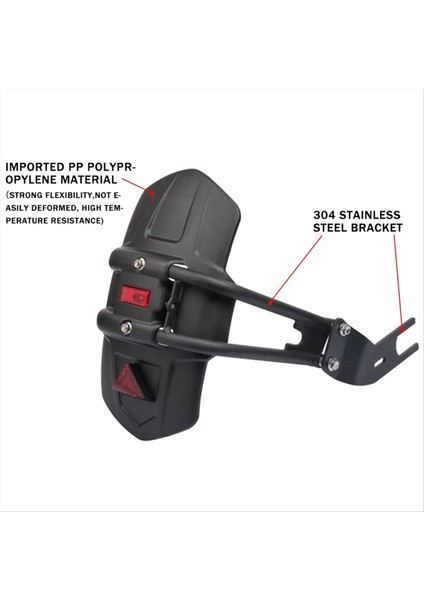 Motosiklet Arka Çamurluk Çamurlu Çamur Çamurlu Sıçrama Guard Çamur Kapak Koruyucusu Cfmoto Cf 800MT 800 mt Aksesuarlar (Yurt Dışından) indirimleri