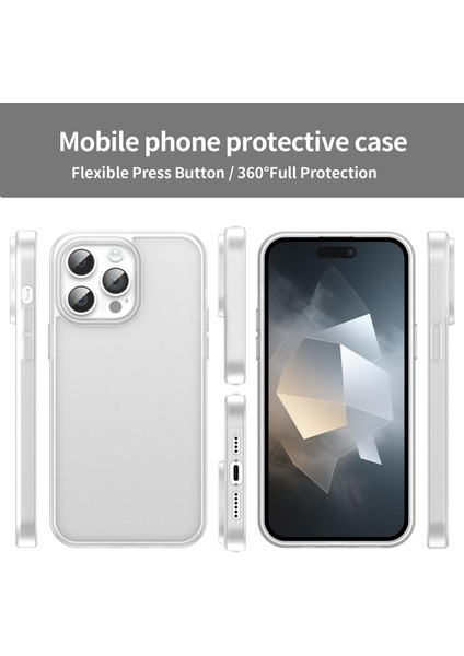 iPhone 14 Pro Max Için Fanying Şeffaf Buzlu Kılıf (Yurt Dışından) fiyatları