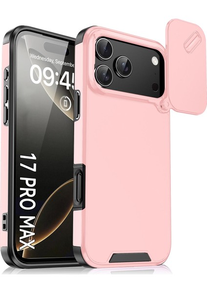 Camshid Tpu + Pc Telefon Kılıfı iPhone 17 Pro Max Için (Yurt Dışından)