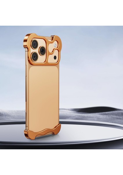 iPhone 17 Pro Max Için Çerçevesiz Metal Telefon Kılıfı (Yurt Dışından)