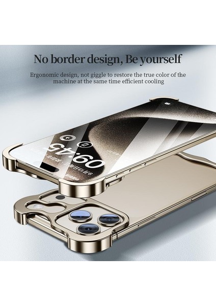 iPhone 17 Pro Max Için Çerçevesiz Metal Telefon Kılıfı (Yurt Dışından) modelleri