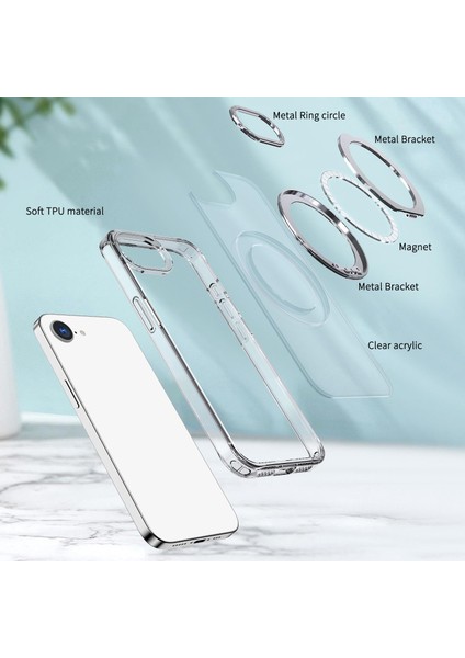 iPhone 16E Için Magsafe Yüzük Tutucu Telefon Kılıfı (Yurt Dışından) fırsatları