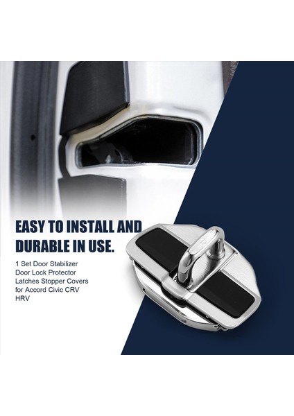 1 Set Kapı Stabilizatör Kapı Kilidi Koruyucusu Mandal Honda Accord Için Tıpa Kapakları Civic Crv Hrv (Yurt Dışından) modelleri