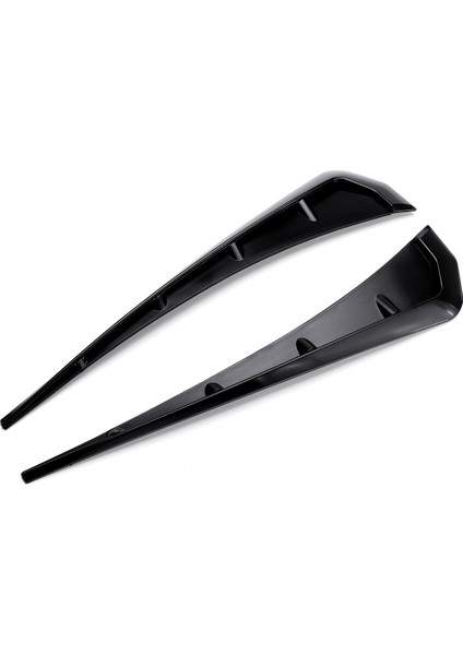 Honda Civic 10. Gen 2016-2020 Ön Çift Parlak Siyah Abs Çamurluk Havalandırma Kapakları Için Yan Çamurluk Havalandırmaları (Yurt Dışından) fırsatları